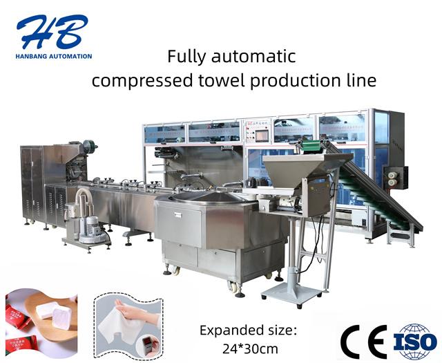 Automatic Compressed Towel Production Line in the Philippines